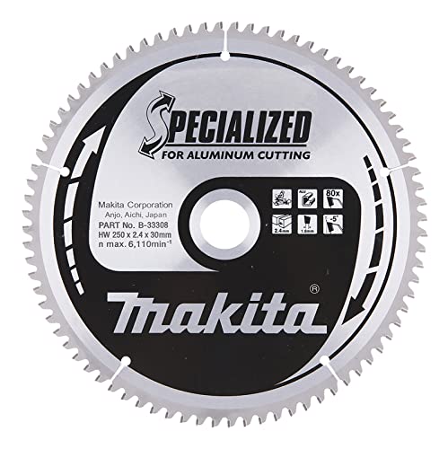 Makita Specialized Saegeblatt, 250 x 30 mm, 80Z, B-33308 von Makita