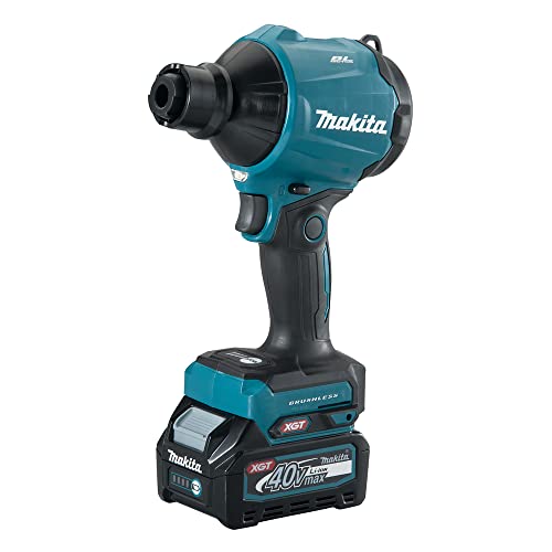 Makita Staubbläser, 40 V, Max Li-Ion, 2 Ah, (1 Akku) – AS001GA101, Petrol von Makita