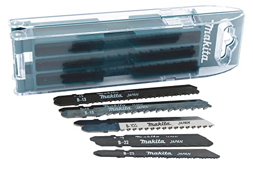 Makita B-44410 Stichsägeblatt-Set A 10-teilig mit Aufbewahrungsbox, ideal für Schnitte in Holz, Metall und Kunststoff Makita B-44410 Stichsägeblatt-Set A 10-teilig mit Aufbewahrungsbox, ideal für Schnitte in Holz, Metall und Kunststoff von Makita