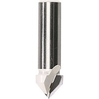 Makita V-Nutfräser Ø 8 mm Schaft, Ø 12,7 mm Fräser, 12,7 mm Arbeitslänge, 45 mm Gesamtlänge, 90° Winkel Makita V-Nutfräser Ø 8 mm Schaft, Ø 12,7 mm Fräser, 12,7 mm Arbeitslänge, 45 mm Gesamtlänge, 90° Winkel von Makita