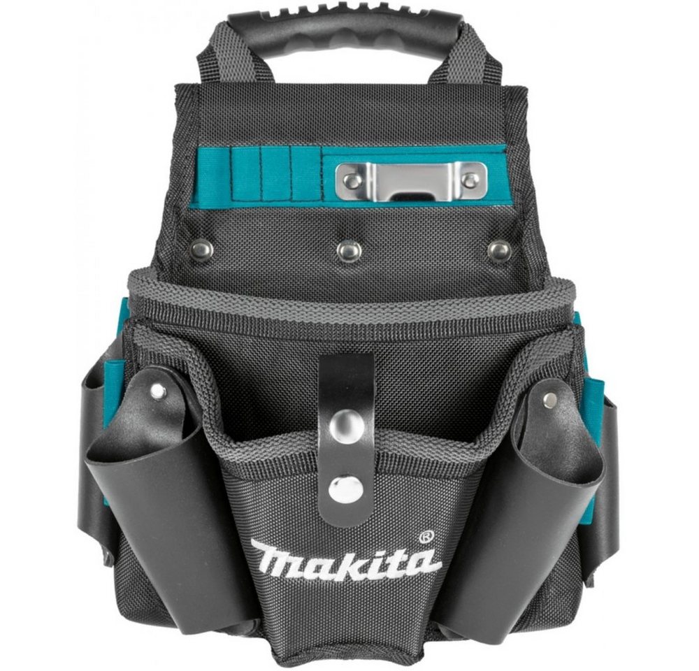 Makita Werkzeugtasche E-15182 Schrauberholster mit Handgriff Werkzeugtasche schwarz/blau von Makita