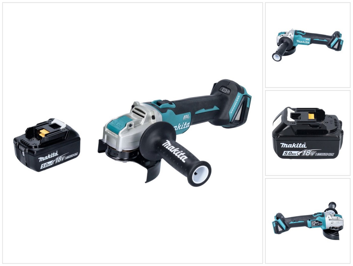 Makita Winkelschleifer DGA 521 T1X1 Akku Winkelschleifer 18 V 125 mm X-LOCK Brushless + 1x A Makita Winkelschleifer DGA 521 T1X1 Akku Winkelschleifer 18 V 125 mm X-LOCK Brushless + 1x A von Makita