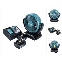 Dcf 102 rf Akku Ventilator Lüfter 18 v 18 cm + 2x Akku 3,0 Ah + Ladegerät - Makita von Makita