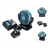Dcf 102 rg Akku Ventilator Lüfter 18 v 18 cm + 2x Akku 6,0 Ah + Ladegerät - Makita von Makita