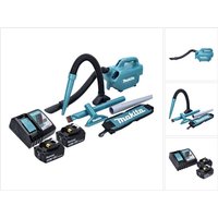 Dcl 184 rt Akku Staubsauger 18 v 54 mbar 0,5 l + 2x Akku 5,0 Ah + Ladegerät - Makita von Makita