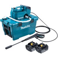 Makita - dhw 080 M2K Akku Hochdruckreiniger 36 v ( 2x 18 v ) 80 bar 380 l/h Brushless + 2x Akku 4,0 Ah - ohne Ladegerät von Makita