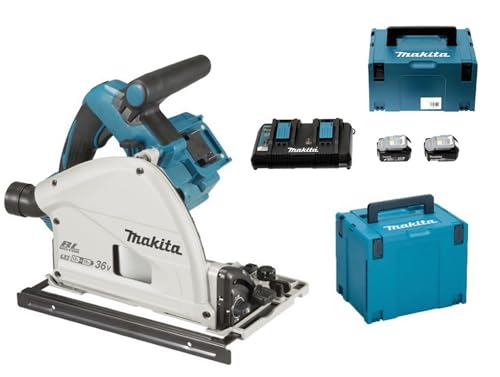 Tauchsäge 36 V LXT BL Ø165 mm (2 x 5,0 Ah) – Makita DSP600PT2J von Makita