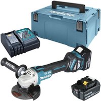 makita Akku-Winkelschleifer-Set DGA513RTJ von Makita