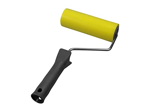 Mako WOW!TOOLS Tapeten-Andrückroller, PLUS Walze aus PUR-SchaumKunststoffgriff mit verzinktem 6-mm-Bügel Ø 4,5 x 15 cm von Mako