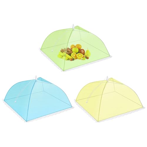 3 Stück Fliegenhaube Faltbare, 12"Abdeckhaube für Essen Lebensmittel Abdeckung Zelt obsthaube, Kuchenabdeckung Abdeckung für Essen Lebensmittel Grill Partys Buffets Camping Insektenschutz Outdoor 3 Stück Fliegenhaube Faltbare, 12"Abdeckhaube für Essen Lebensmittel Abdeckung Zelt obsthaube, Kuchenabdeckung Abdeckung für Essen Lebensmittel Grill Partys Buffets Camping Insektenschutz Outdoor von Makoto Nobu