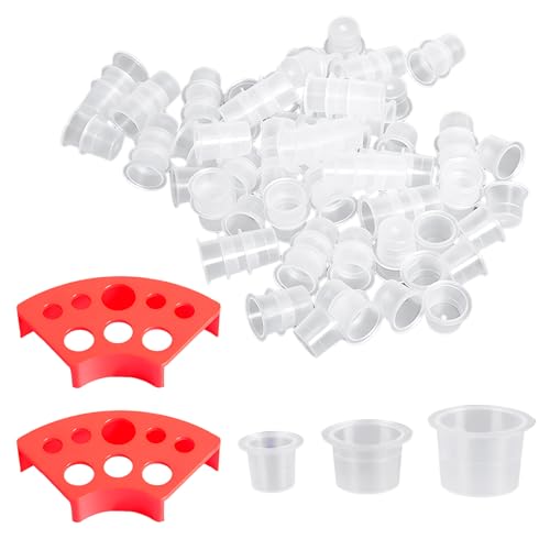 300 Stück Tattoo Tintenbecher mit 2 Cups Halterungen, kleine und mittlere und große je 100, Kleine Tinte Pigment Cups Ink Cups Tattoo Zubehör 300 Stück Tattoo Tintenbecher mit 2 Cups Halterungen, kleine und mittlere und große je 100, Kleine Tinte Pigment Cups Ink Cups Tattoo Zubehör von Makoto Nobu