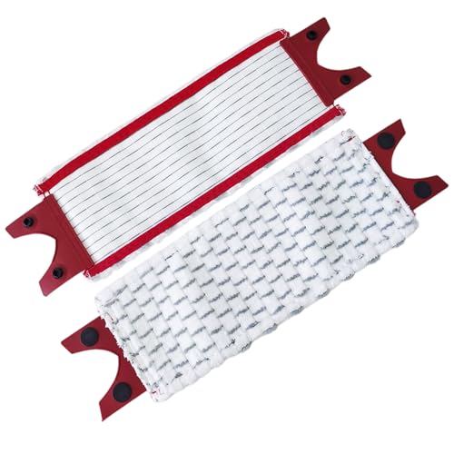 Bodenwischer Ersatzbezug, 1-2 Spray Ersatz Mikrofaser Pads für Vileda, Wischmopp Bezug Ersatzbezug aus Mikrofasern für alle Hartböden von Makoto Nobu