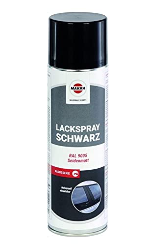 Makra Lackspray schwarz seidenmatt 500 ml von Makra