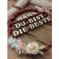 Makramee Kranz Mit Schriftzug in 2 Größen von MakraSpass