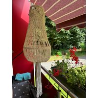 Lampenschirm Makramee/Terrassen Lampe Laterne von MakrameeLPart