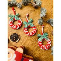 Weihnachtsdeko Weihnachtsschmuck Makramee von MakrameeLPart