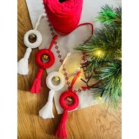 Weihnachtsschmuck Makramee Baumschmuck von MakrameeLPart
