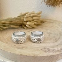 2Er Set Häkel Teelichthalter Ilvy Scandi Deko in Modernen Farben 2Er Set Häkel Teelichthalter Ilvy Scandi Deko in Modernen Farben von MakrameeVibes