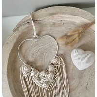Makramee Herz Wandbehang Das Geschenk Für Alle Lieblingsmenschen Makramee Herz Wandbehang Das Geschenk Für Alle Lieblingsmenschen von MakrameeVibes