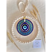 Makramee Evileye/Nazar Auge Wandbehang Deko/Geschenk Idee von MakrameebyhilalShop