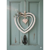 Makramee Kranz Weihnachten, Boho Türkranz, Fensterschmuck Dekoration von Makrameise