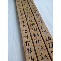 Ewiger Kalender Aus Holz Home Decor Ewiger Kalender Aus Holz Home Decor von Makramilka