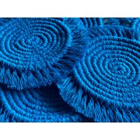 Makramee Untersetzer I Coaster Unnterteller Wohndeko Tischdeko Boho Vintage von Makravogue
