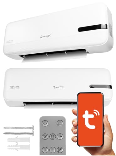 MalTec Luftschleier PT4000Wt Display mit Fernbedienung | Heizlüfter | ideal für den Haushalt | Schnellheizer | Frostschutzfunktion | Heizlüfter Heizgerät Türluftschleier von MalTec