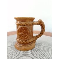 Vintage Keramik Bierkrug Kil/steingut Made in Jugoslawien von MalaPicolla