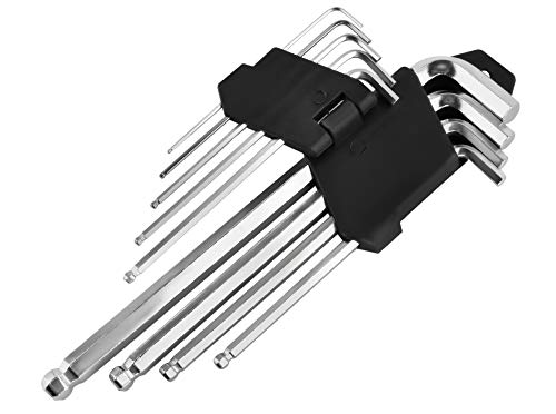 MALATEC Inbusschlüssel Set 9 Tools 1.5-10mm Winkel Kugelkopf Klapphalter Metrisch Praktisch 7063 MALATEC Inbusschlüssel Set 9 Tools 1.5-10mm Winkel Kugelkopf Klapphalter Metrisch Praktisch 7063 von Malatec