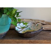 Kleine Keramikschale Für Teelicht, Kerzen, Eine Schale Ohrhänger, Ring Palo Santo, Weisser Salbei, Geschenk Freund von Malceramika
