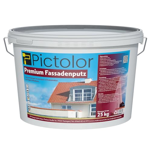 Pictolor Premium-Fassadenputz 25kg Körnung: 1,5mm von Malerversand