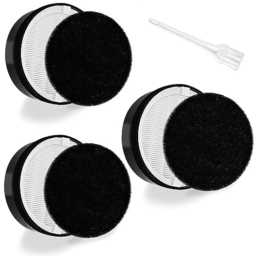 LV-H132 Ersatzfilter, kompatibel mit Levoit LV-H132 Luftreiniger LV-H132-RF, H13 True HEPA-Filter, Aktivkohlefilter, Ersatzteil LV-H132-RF, 3 Stück von MalhSlix