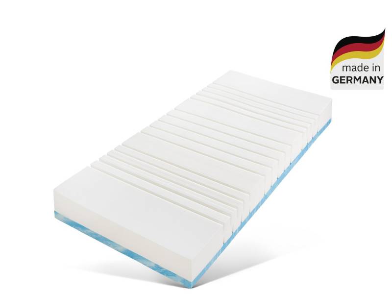 Gelschaummatratze Gelschaum-Comfortflex® First Class Matratze 90x200 cm & weitere Größen, Malie, 24 cm hoch, Matratze H2, H3 von Malie