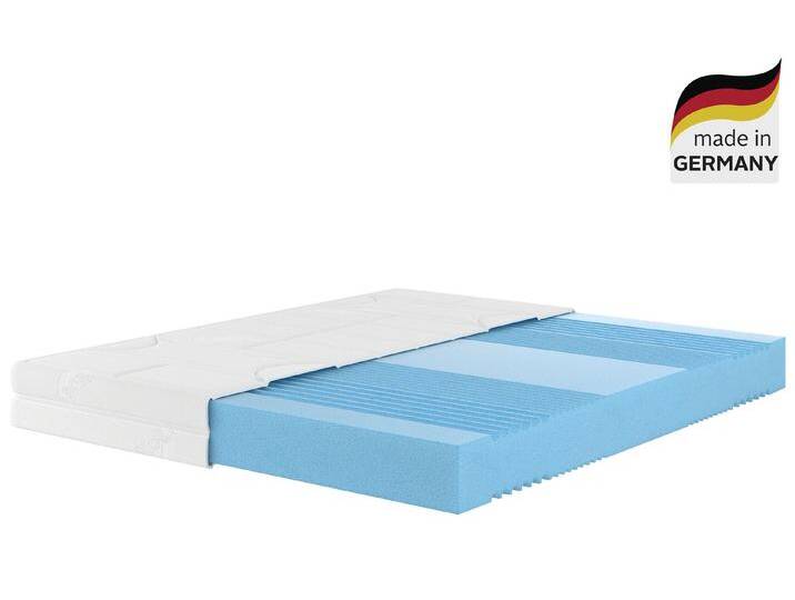 Kaltschaummatratze MALIE 7 Zonen Matratze XXL 90x200 cm, 140x200 cm & weitere Größen Gr. 2, weiß, B:100cm H:20cm L:200cm, Bezug: 63% Polyester, 37% Baumwolle, Matratzen, Hohe Belastbarkeit bis Härtegrad 5 von Malie