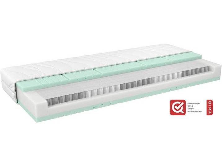 Malie Taschenfederkernmatratze MALINA, 5 Zonen Matratze 90x200 cm, 140x200 cm & weitere Größen, 22 cm hoch, (1-tlg), 22cm hoch, Matratze H2/H3, ergonomisch, atmungsaktiv von Malie