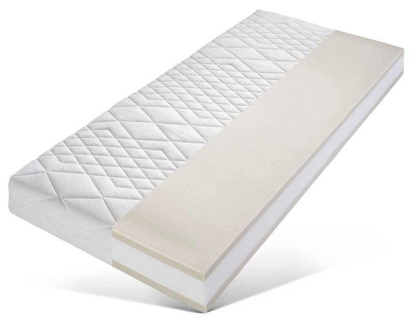 Taschenfederkernmatratze Lisa, 7 Zonen Tonnentaschenfederkern Matratze, Malie, 22 cm hoch, 90x200 cm, & weitere Größen, Matratze H2, H3, H4, H5 von Malie