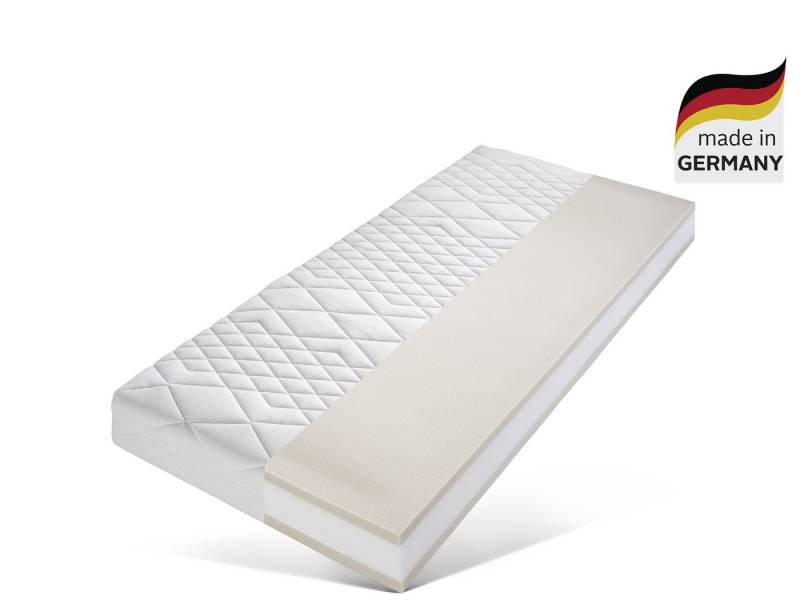 Taschenfederkernmatratze Lisa, 7 Zonen Tonnentaschenfederkern Matratze, Malie, 22 cm hoch, 90x200 cm, & weitere Größen, Matratze H2, H3, H4, H5 von Malie