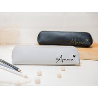 Personalisiertes Mäppchen Mit Herz I Federmäppchen Geschenkidee Lehrer Schüler Geschenk Schule Stiftemäppchen Dankeschön, Abschied von MalileDesign