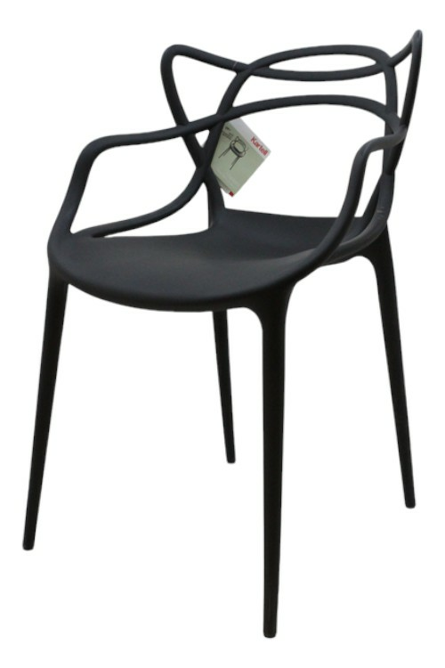 B-Ware Kartell Masters Stuhl Esszimmerstuhl Küchenstuhl Gartenstuhl Balkonstuhl Schwarz B-Ware Kartell Masters Stuhl Esszimmerstuhl Küchenstuhl Gartenstuhl Balkonstuhl Schwarz von Malindo-Dummy