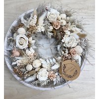 Trockenblumenkranz - Türkranz Eukalyptuskranz Adventskranz Trockenblumenkranz - Türkranz Eukalyptuskranz Adventskranz von MaliniHoops