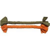 Zergel, Fleece, Hundespielzeug, Orange, Zerren, Dunkelgrün, Hunde Zergel, Fleece, Hundespielzeug, Orange, Zerren, Dunkelgrün, Hunde von MalisHundeshop