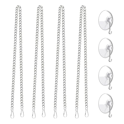 Malloy Buntglasfenster-Hängekette mit Saugnapfhaken, 4 Stück 20 Bilder-Hängekette Sonnenscheinfänger Malloy Buntglasfenster-Hängekette mit Saugnapfhaken, 4 Stück 20 Bilder-Hängekette Sonnenscheinfänger von Malloy