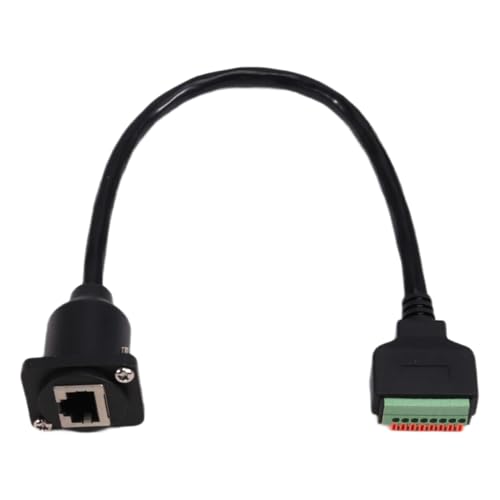 Malloy D Typ RJ45 8p8c Weibliche Panel -Mount An Lötloses Klemme Blockkabel RJ45 Ethernet zum Federanschlusskabel Malloy D Typ RJ45 8p8c Weibliche Panel -Mount An Lötloses Klemme Blockkabel RJ45 Ethernet zum Federanschlusskabel von Malloy