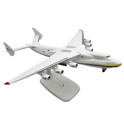 Malloy Flugzeugmodell, Flugzeugspielzeug zum Sammeln, Metalllegierung, Antonov An-225 Mriya, Flugzeugmodell, Nachbildung im Maßstab 1:400 von Malloy