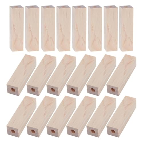 Malloy Für Drehzweißstift-Blanks-20pcs Vorgebohrte Kurze Stifte, 7 mm Loch & Rechteck Design zum Malloy Für Drehzweißstift-Blanks-20pcs Vorgebohrte Kurze Stifte, 7 mm Loch & Rechteck Design zum von Malloy