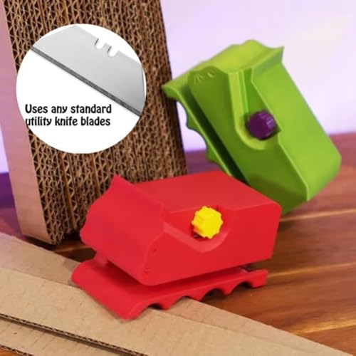 Malloy Kartonschneider für Katzenkratzbäume, 3D-Gedruckter Handgehaltener Kartonschneider zum Recycling, DIY-Kartonstreifen für Katzenkratzbäume von Malloy