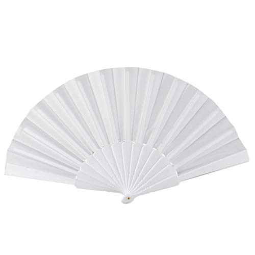 Malloy Kunststoffgewebe Hand Faltbare Ventilator Fuer Damen Herren von Malloy