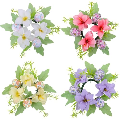 Malloy Ostereierkranz, Tischdekoration, Dekorative Osterblumendekorationen, Exquisite Frühlingskranzdekoration für Den Innenbereich Malloy Ostereierkranz, Tischdekoration, Dekorative Osterblumendekorationen, Exquisite Frühlingskranzdekoration für Den Innenbereich von Malloy