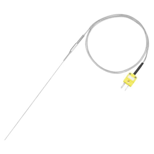 Malloy Thermoelement Typ K mit Stecker, Temperaturfühler, -50 Bis 1100 °C, 1,0 M Kabel, 2,5 X 300 mm Malloy Thermoelement Typ K mit Stecker, Temperaturfühler, -50 Bis 1100 °C, 1,0 M Kabel, 2,5 X 300 mm von Malloy